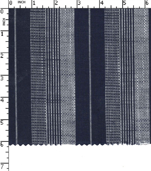 100% Cotton Yarn Dyed Dobby Thin Thick Stripe