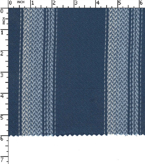 100% Cotton Yarn Dyed Herringbone Broad Stripe