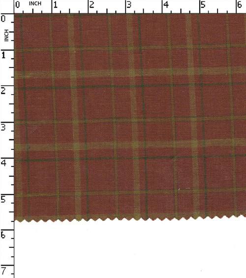 100% Rayon Yarn Dyed Twill Medium Check