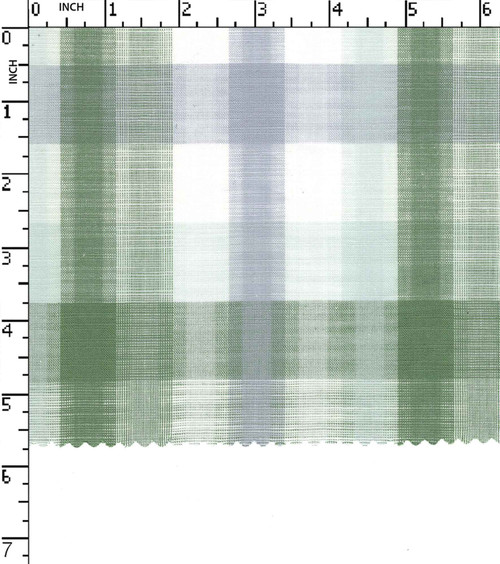 100% Cotton Yarn Dyed Plain Big Check