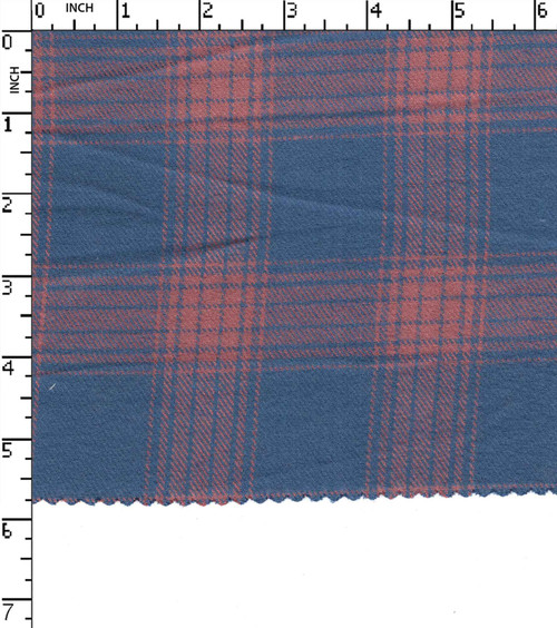 100% Cotton Yarn Dyed Twill Plaid Check