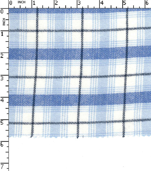 100% Cotton Yarn Dyed Twill Medium Check