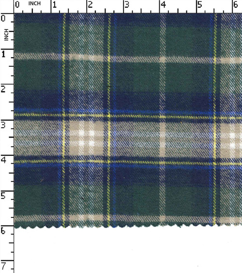 100% Cotton Yarn Dyed Twill Big Check