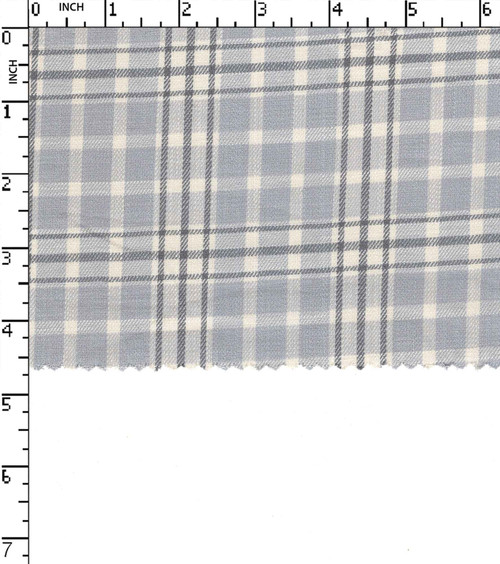 100% Cotton Yarn Dyed Twill Medium Check