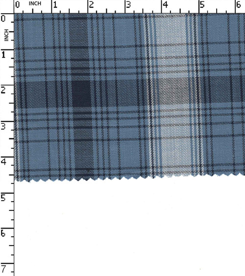 100% Cotton Yarn Dyed Twill Big Check