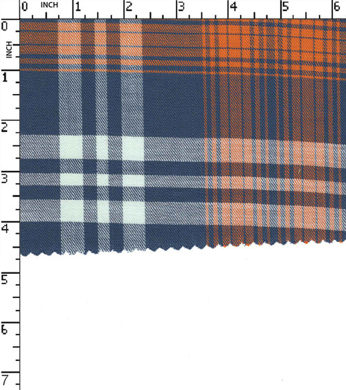 100% Cotton Yarn Dyed Twill Big Check