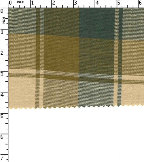 100% Cotton Yarn Dyed Twill Big Check