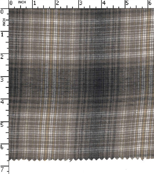 100% Cotton Yarn Dyed Twill Medium Check