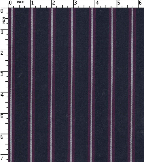 100% Cotton Yarn Dyed Plain Pencil Stripe