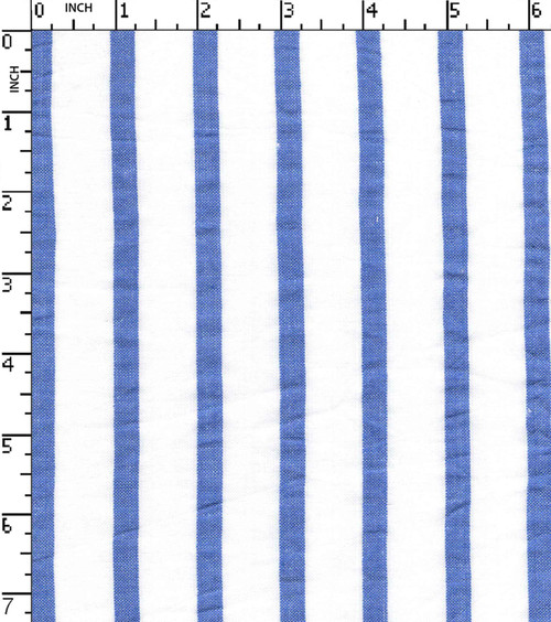 100% Cotton Yarn Dyed Seersucker Thin Thick Stripe