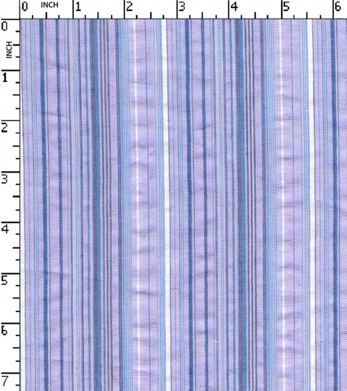 100% Cotton Yarn Dyed Seersucker Thin Thick Stripe