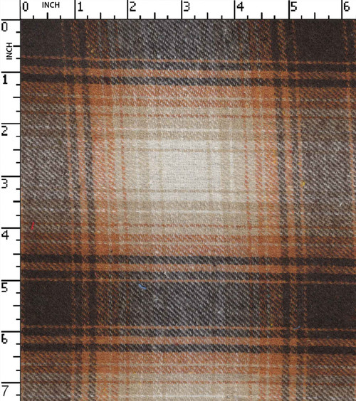 Cotton Poly Recycled Yarn Dyed Twill Big Check