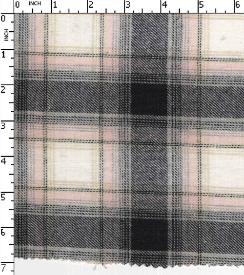 100% Cotton Yarn Dyed Twill Medium Check