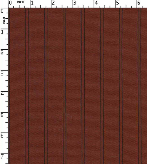 100% Cotton Yarn Dyed Oxford Bengal Stripe Brown/Black   Gsm-126 Efm-A-08863-A-Da