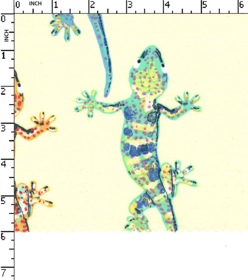 100% Cotton Printed Plain Lizard