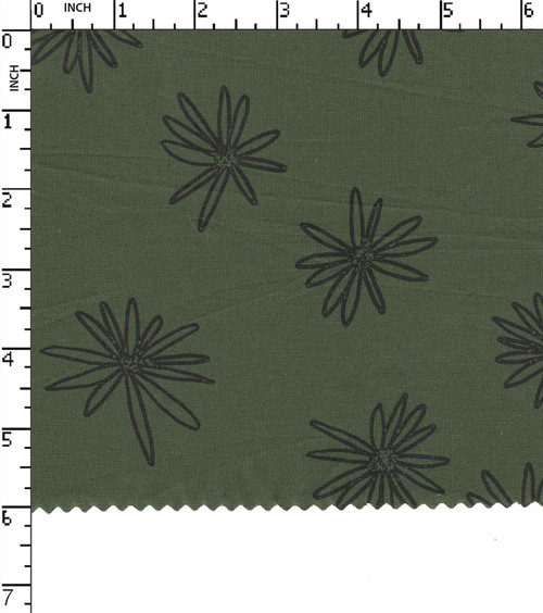 100% Cotton Printed Plain Flower