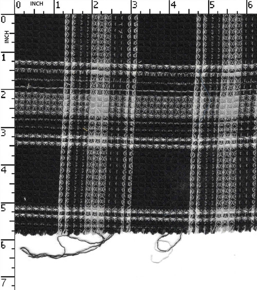 Recycled Fabric Yarn Dyed Dobby Waffle Check