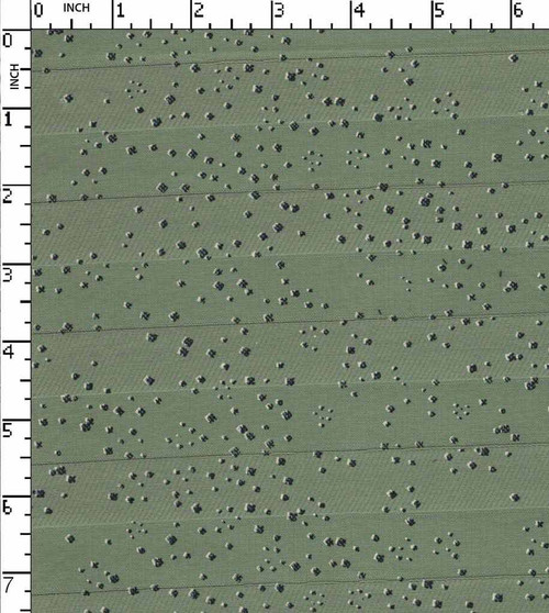 97% Cotton 3% Lycra Printed Dobby Geometric Olive/Navy/Beige Weft Stripes   Gsm-162 Efm-4496-05-Da