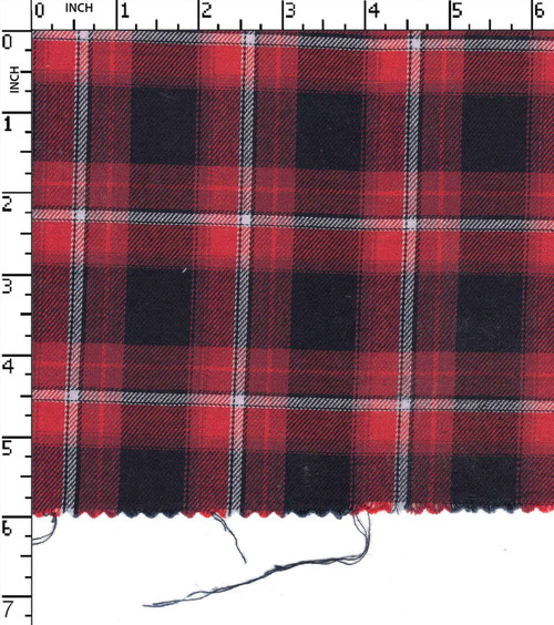 100% Cotton Yarn Dyed Twill Medium Check