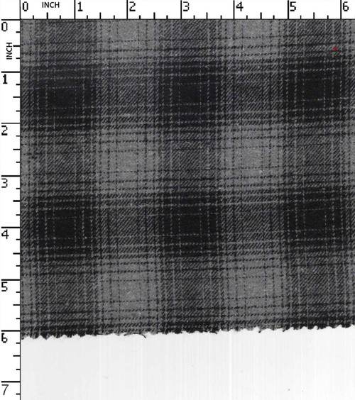 Cotton Poly Recycled Yarn Dyed Twill Plaid Check