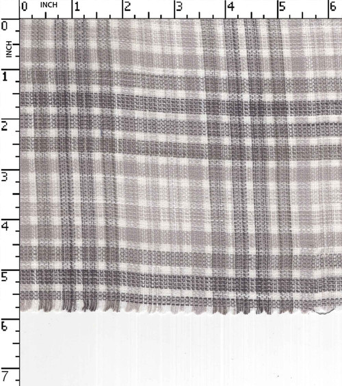 100% Cotton Yarn Dyed Dobby Medium Check