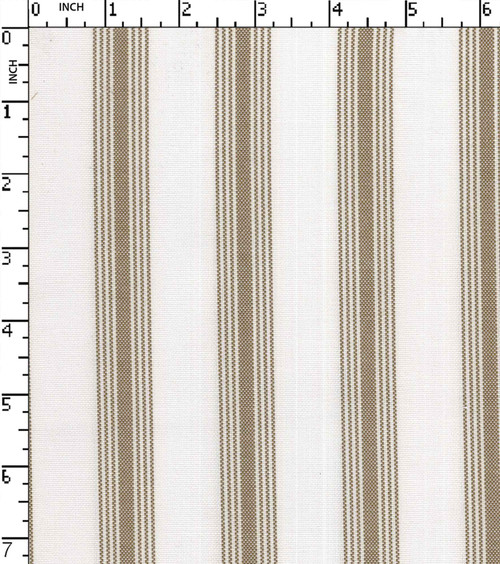 Poly Cotton Yarn Dyed Oxford Thin Thick Stripe