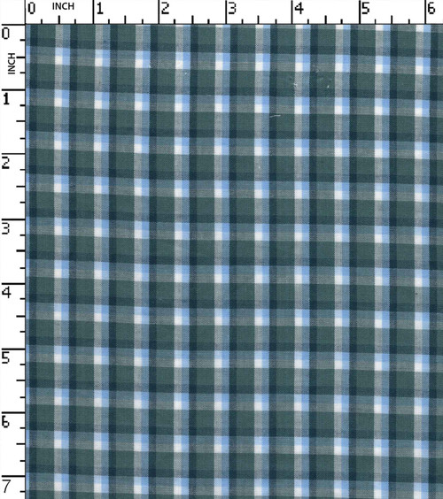 100% Cotton Yarn Dyed Plain Small Check