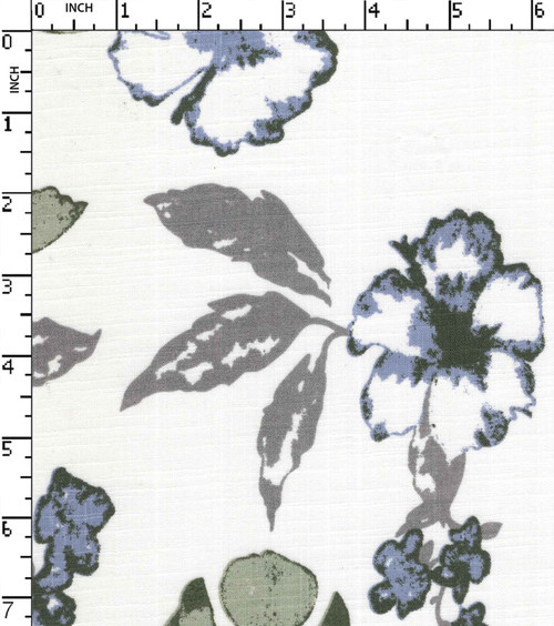 100% Cotton Printed Plain Flower With Leaf