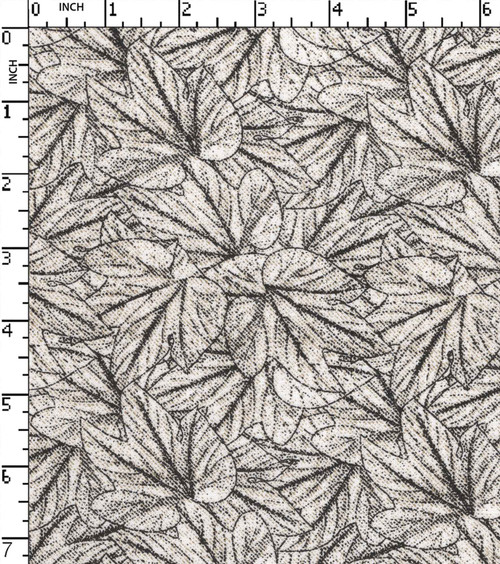 100% Cotton Printed Plain Leaf