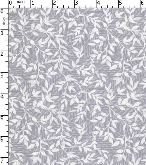 100% Cotton Printed Satin Leaf