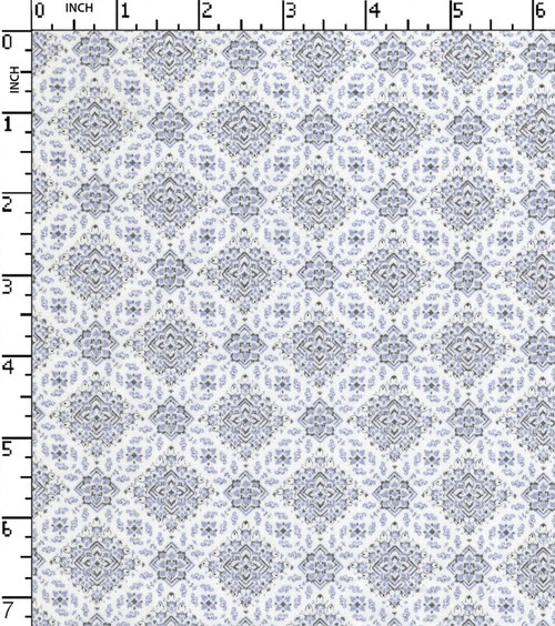 100% Cotton Printed Satin Diamond