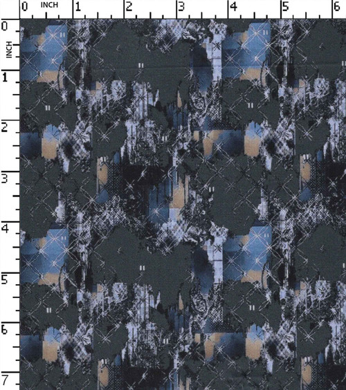 100% Cotton Printed Satin Abstarct