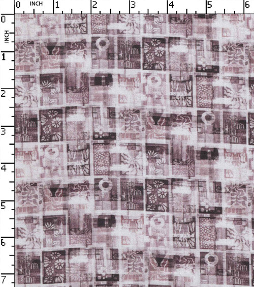 100% Cotton Printed Satin Abstarct