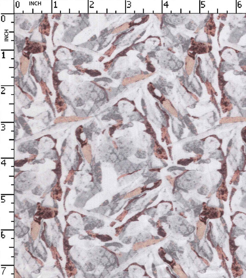 100% Cotton Printed Satin Abstract