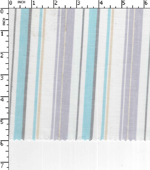 97% Cotton 1% Poly 1% Viscose 1% Linen Yarn Dyed Plain Thin Thick Stripe