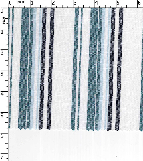 100% Cotton Yarn Dyed Oxford Thin Thick Stripe