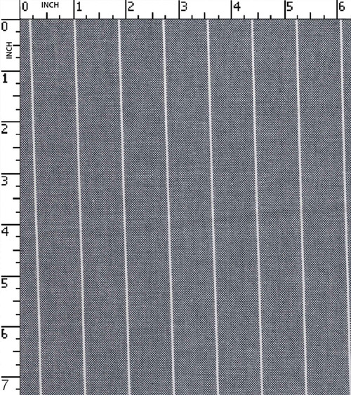 100% Cotton Yarn Dyed Oxford 1 Inch Broad Stripe