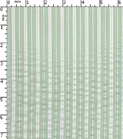 100% Cotton Yarn Dyed Seersucker Thin Thick Stripe