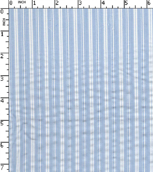 100% Cotton Yarn Dyed Seersucker Thin Thick Stripe