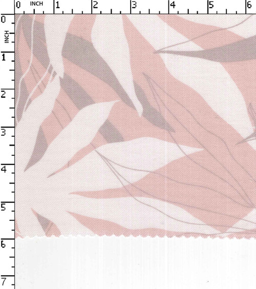 100% Rayon Printed Twill Big Leaf