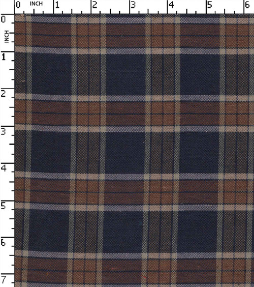 Cotton Poly Yarn Dyed Plain Small Check