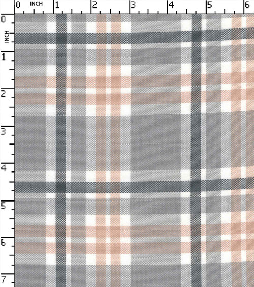 Cotton Poly Yarn Dyed Plain Big Check