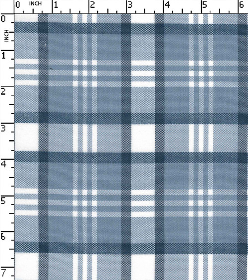 Cotton Poly Yarn Dyed Plain Big Check