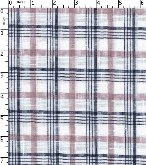 100% Polyester Yarn Dyed Plain Medium Check