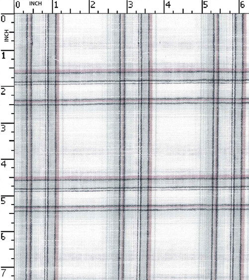 100% Polyester Yarn Dyed Plain Medium Check