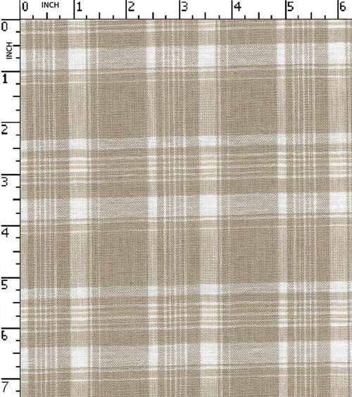 100% Polyester Yarn Dyed Plain Medium Check