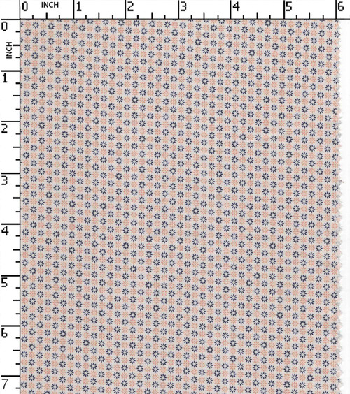 100% Cotton Printed Satin Ditsy Flower