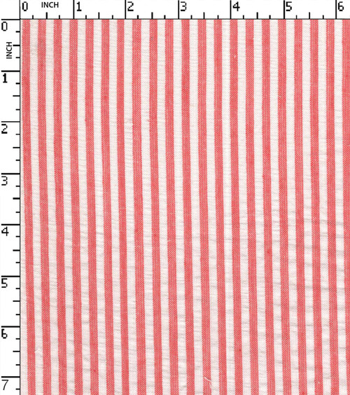 100% Cotton Yarn Dyed Seesucker 4Mm Stripe