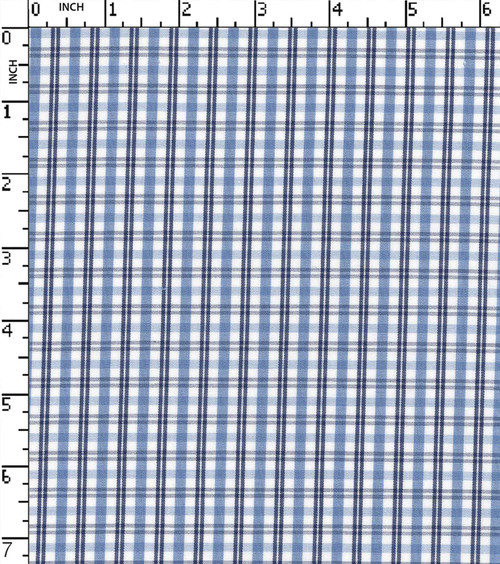 100% Cotton Yarn Dyed Plain Small Check