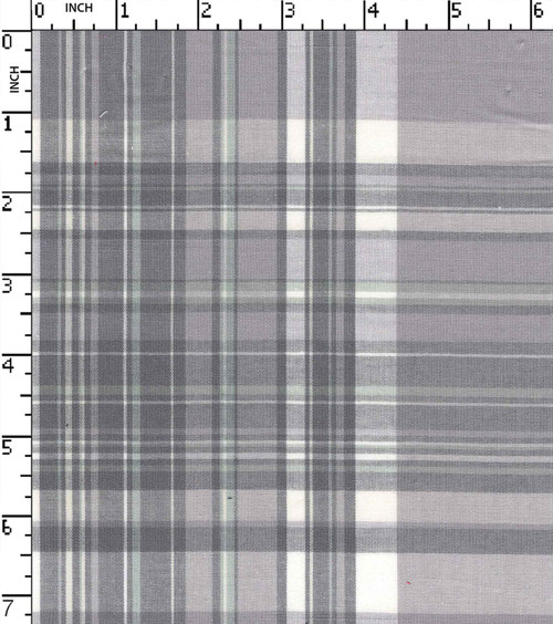 97% Cotton 3% Lycra Yarn Dyed Plain Big Check